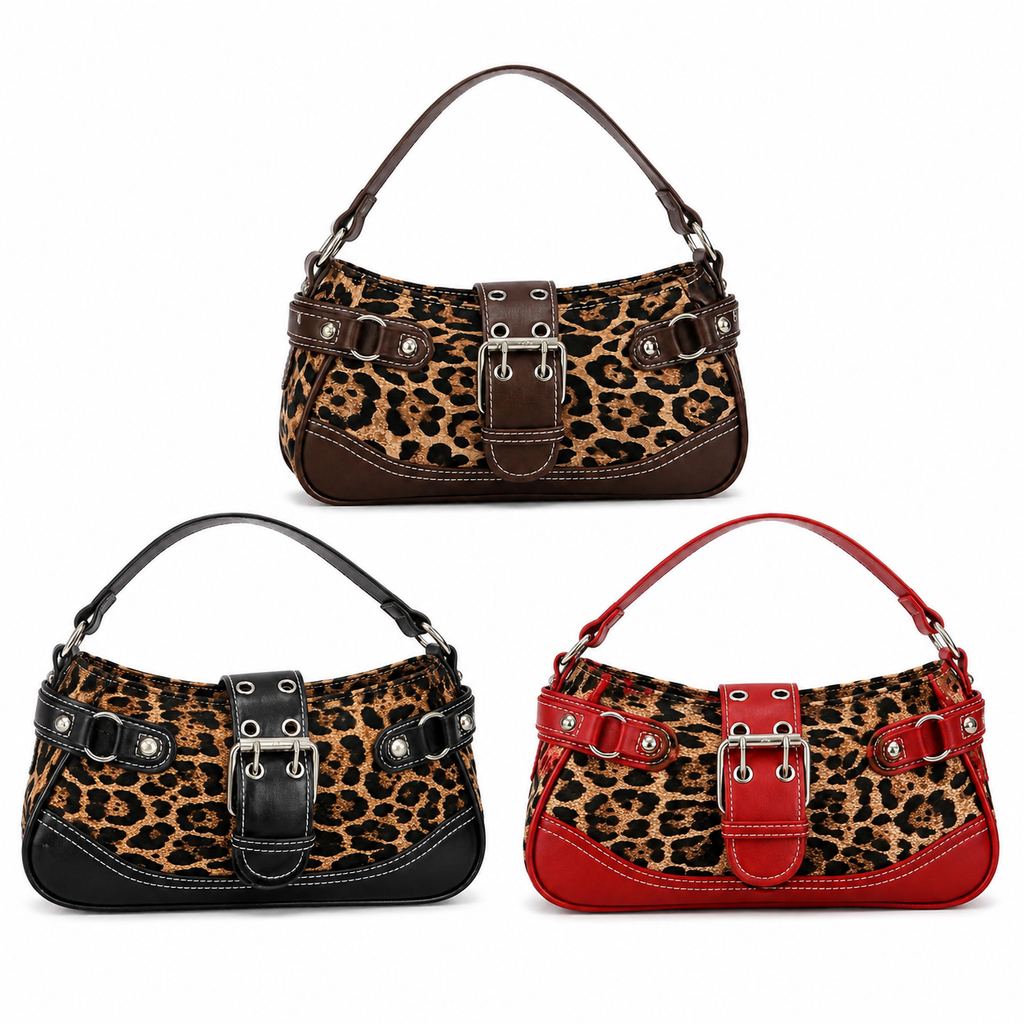 Wild Side Buckle Shoulder Bag