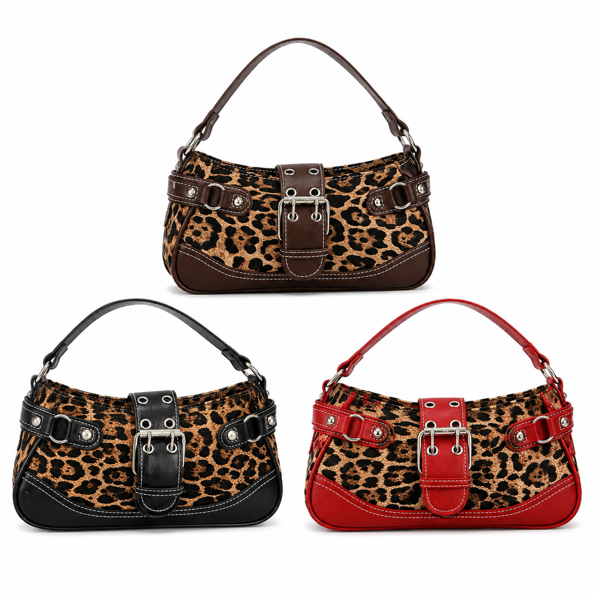 Wild Side Buckle Shoulder Bag