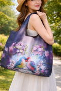 Lovebirds Reusable Tote Bag
