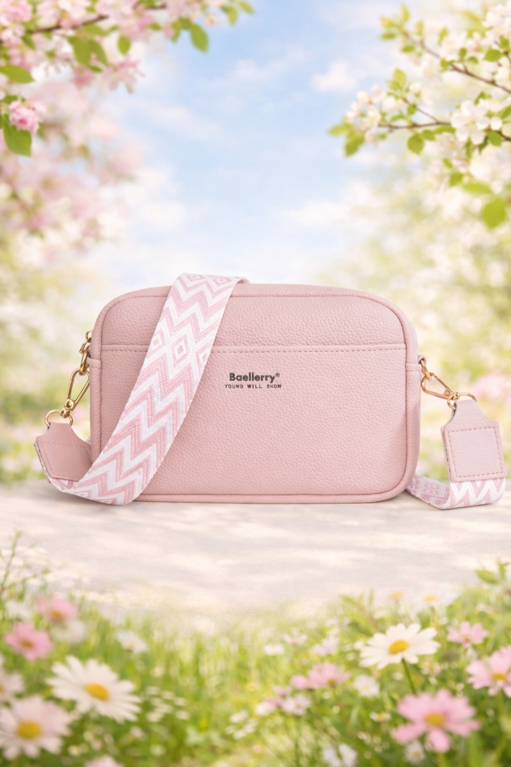 Blossom Breeze Crossbody Bag for Women-Multiple Color Options
