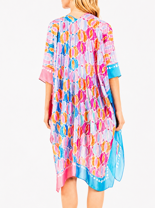 Blue Skies & Pink Dream Kimono