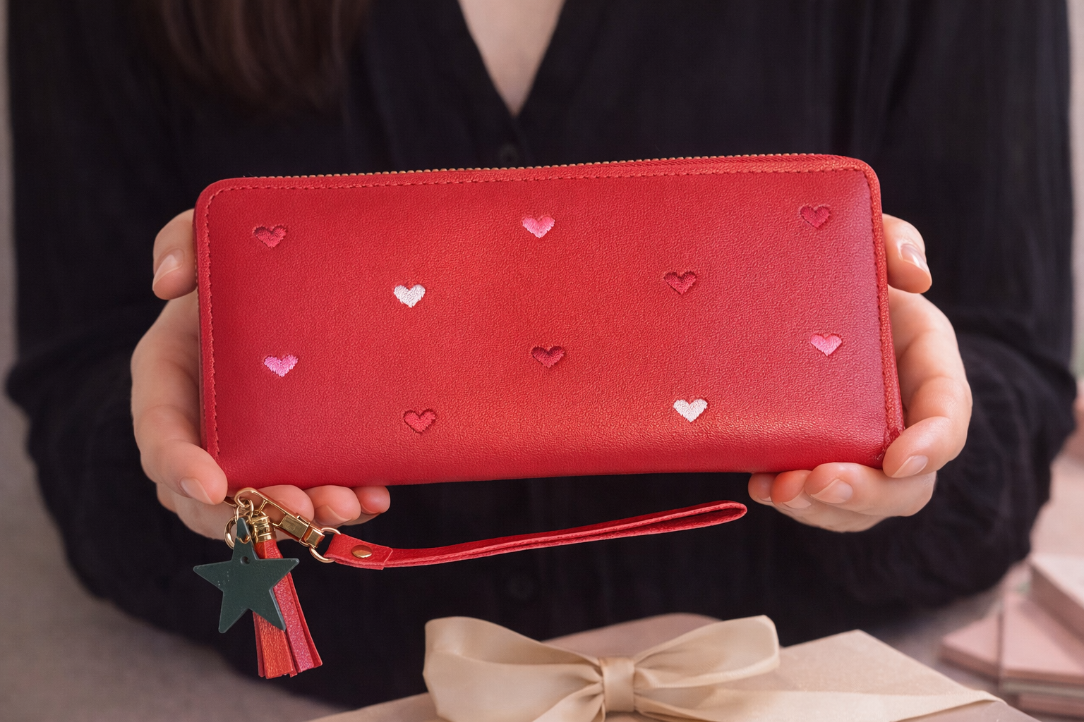 Lived and Loved Wallet-Red