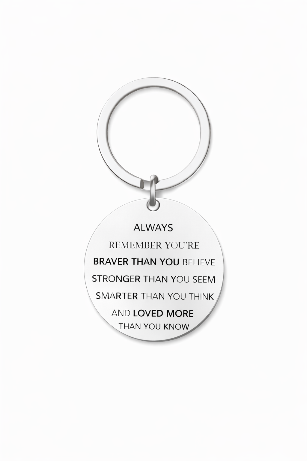 Words of Affirmation Keychains-Multiple choices