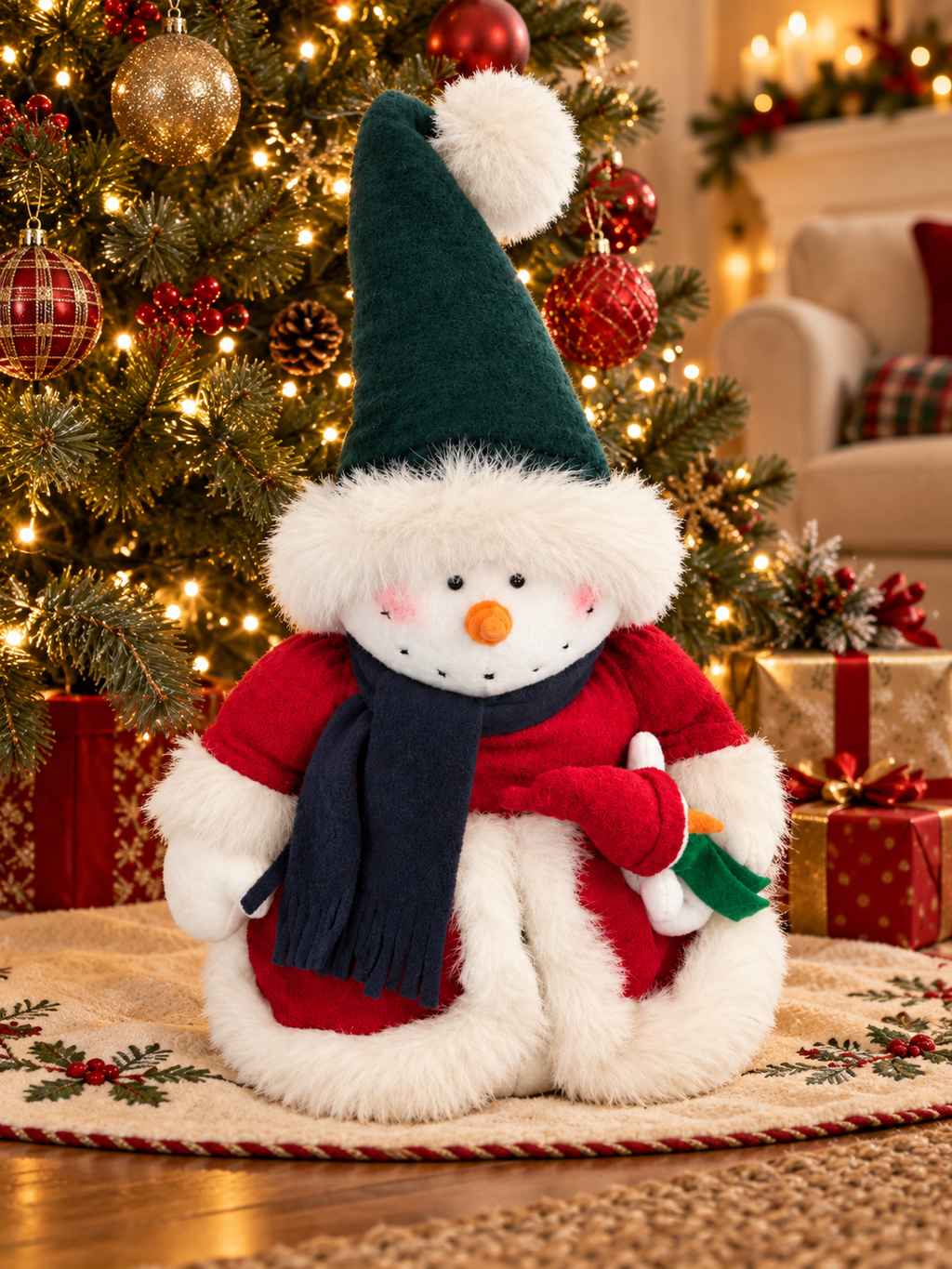 Frosty Friends Plush Snowman