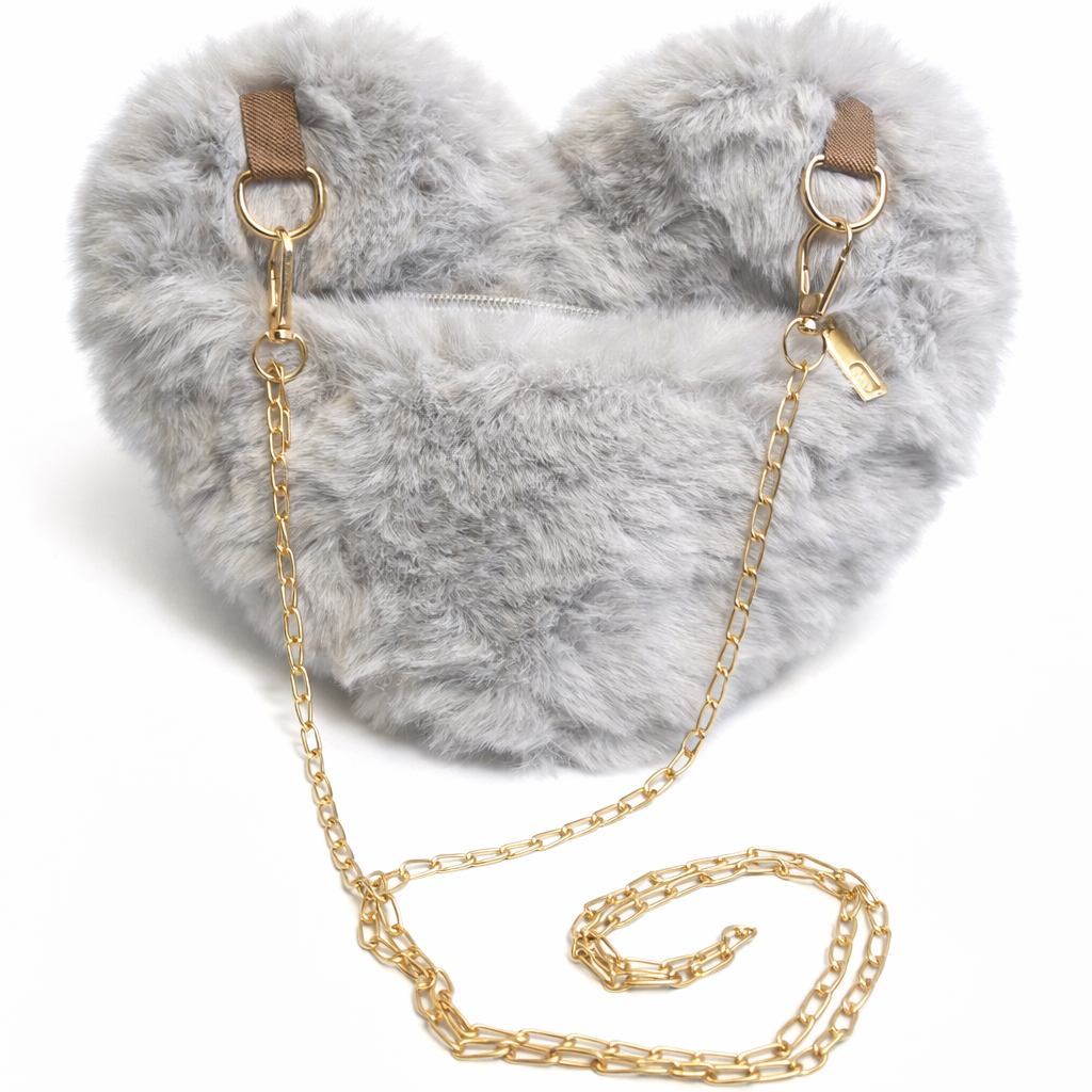 My Heart Is Yours Crossbody-Gray