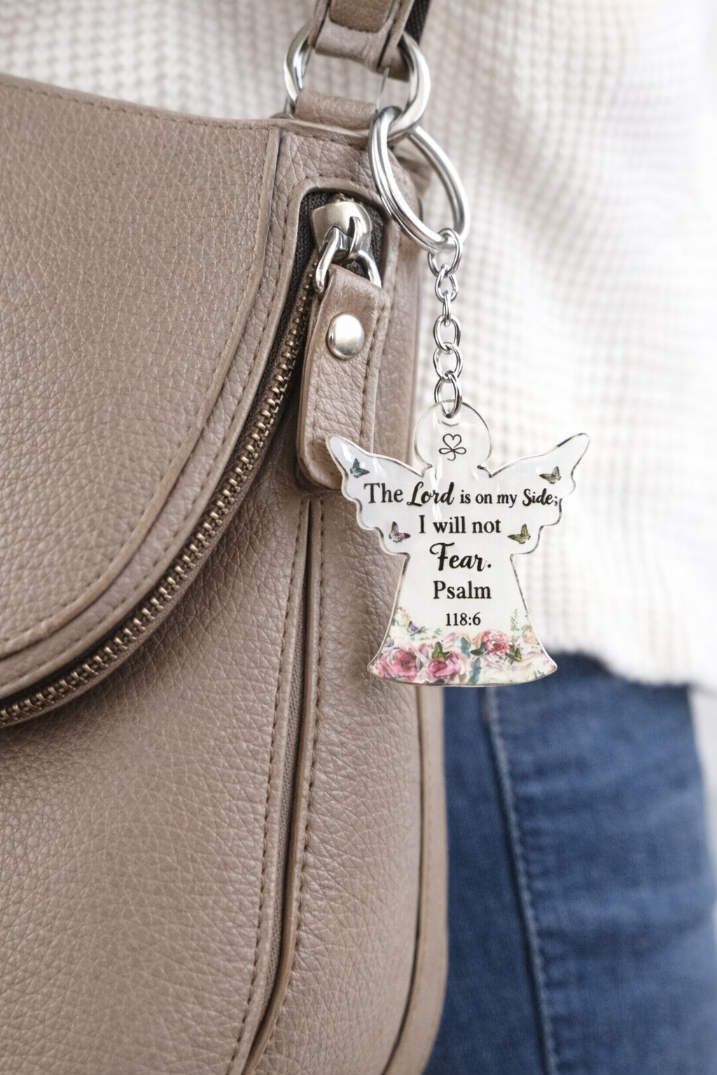 Faith Angel Keychains