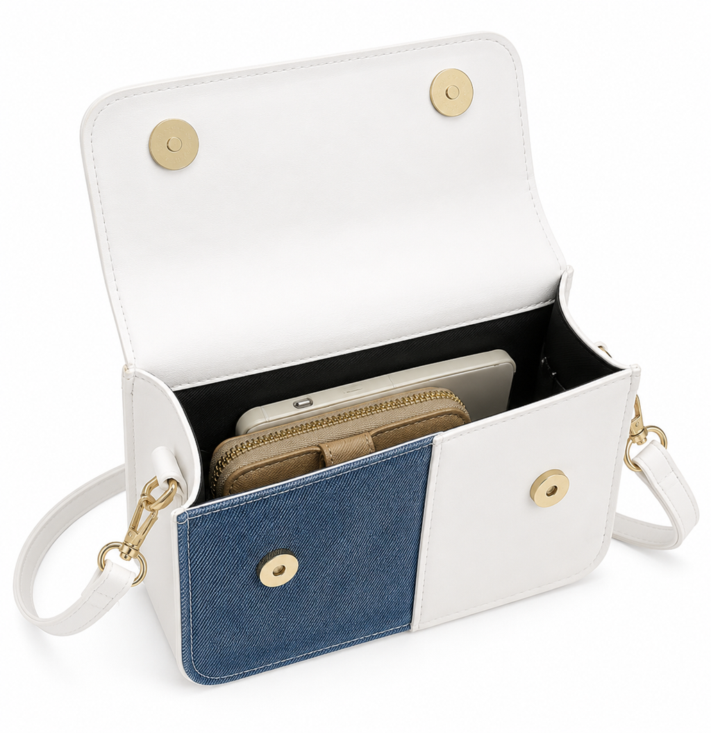 Denim Chic Crossbody Collection -Multiple Color Choices