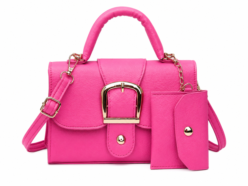 Mini Buckle Crossbody Purse Collection-Multiple Color Choices