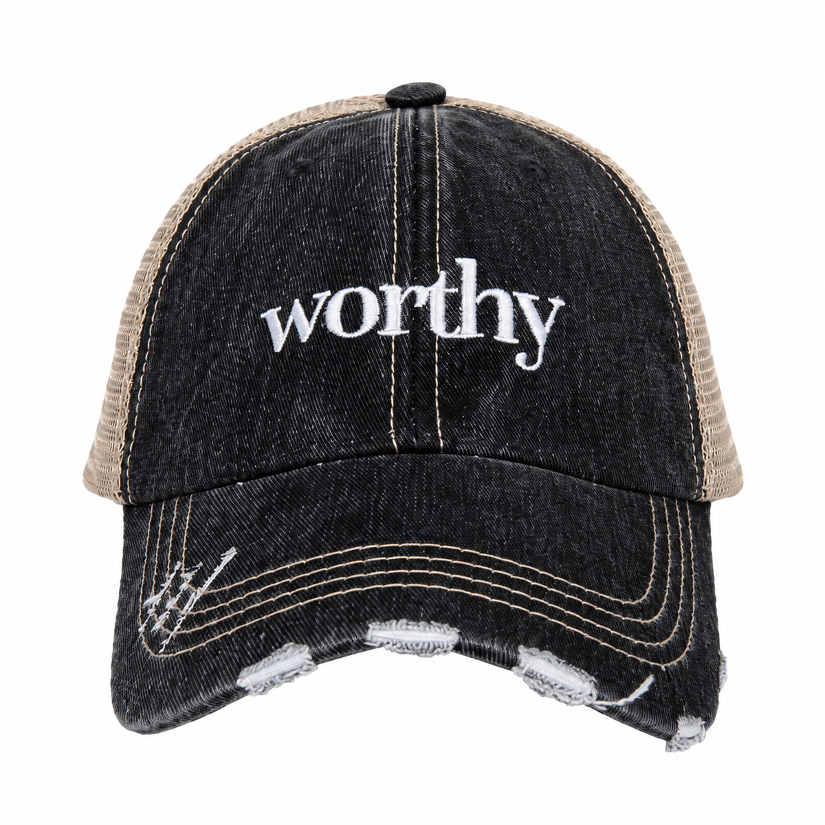Worthy Trucker Hat-Black