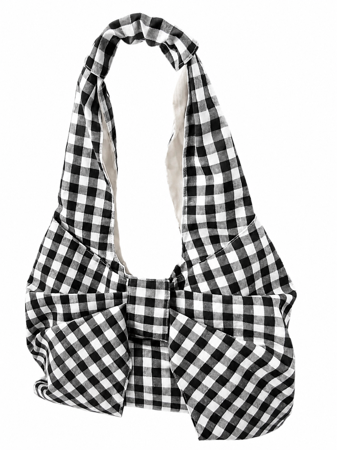 Midnight Picnic Bow Shoulder Bag