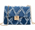 Frayed Denim Crossbody