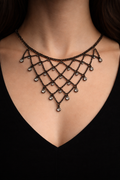 Sparkle Net Necklace