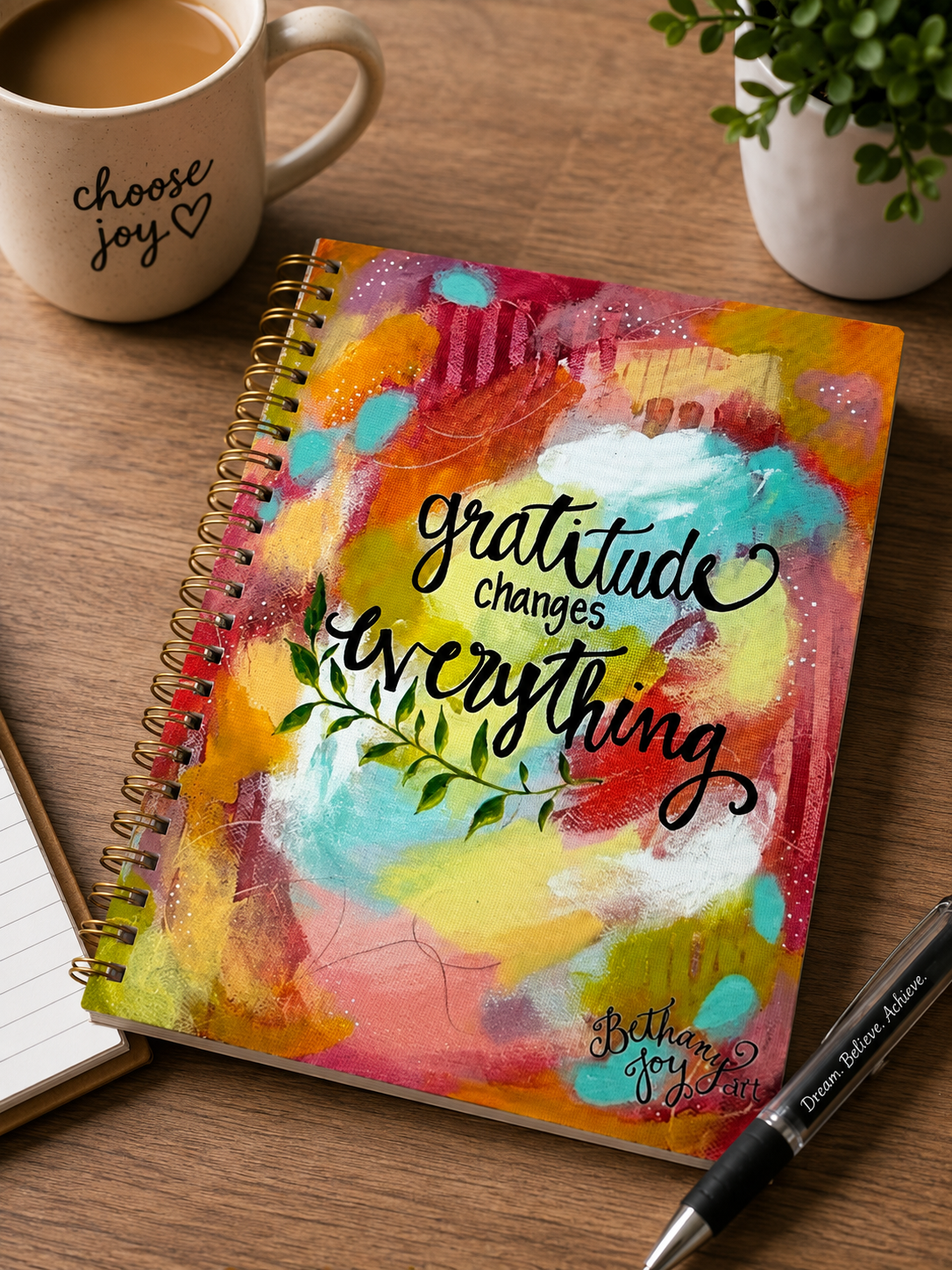 Gratitude Changes Everything Spiral Notebook