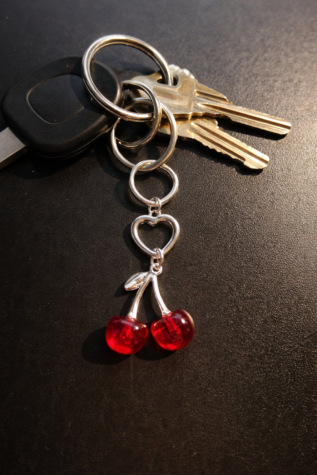 Sweet Cherry Keychain-Multiple Colors