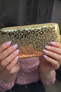 Golden Glam Leopard  Wallet