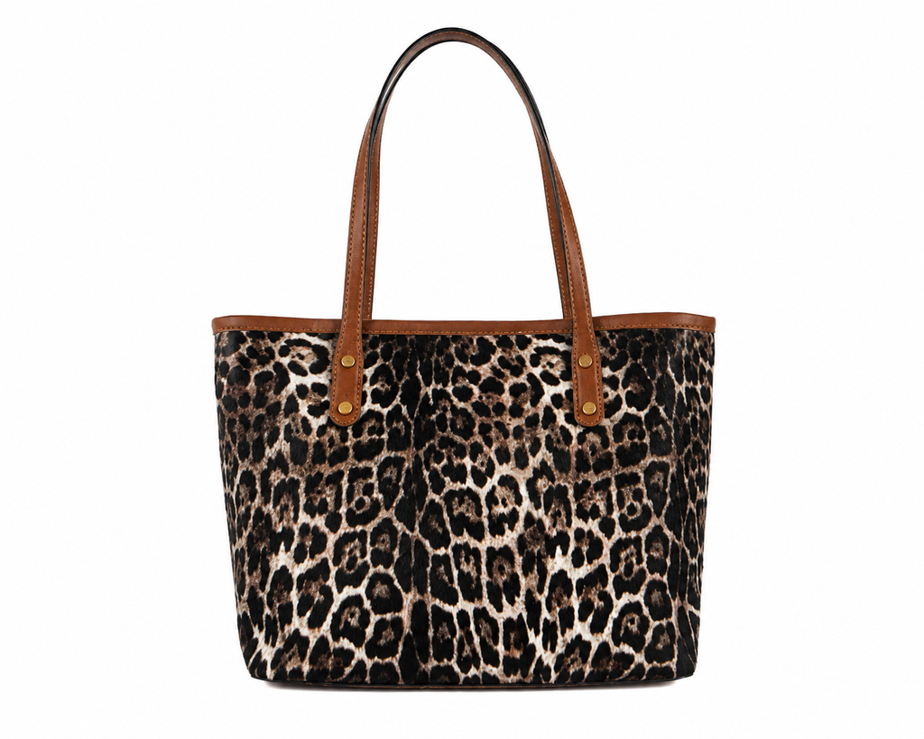 Leopard Luxe Handbag -Multiple Color Options