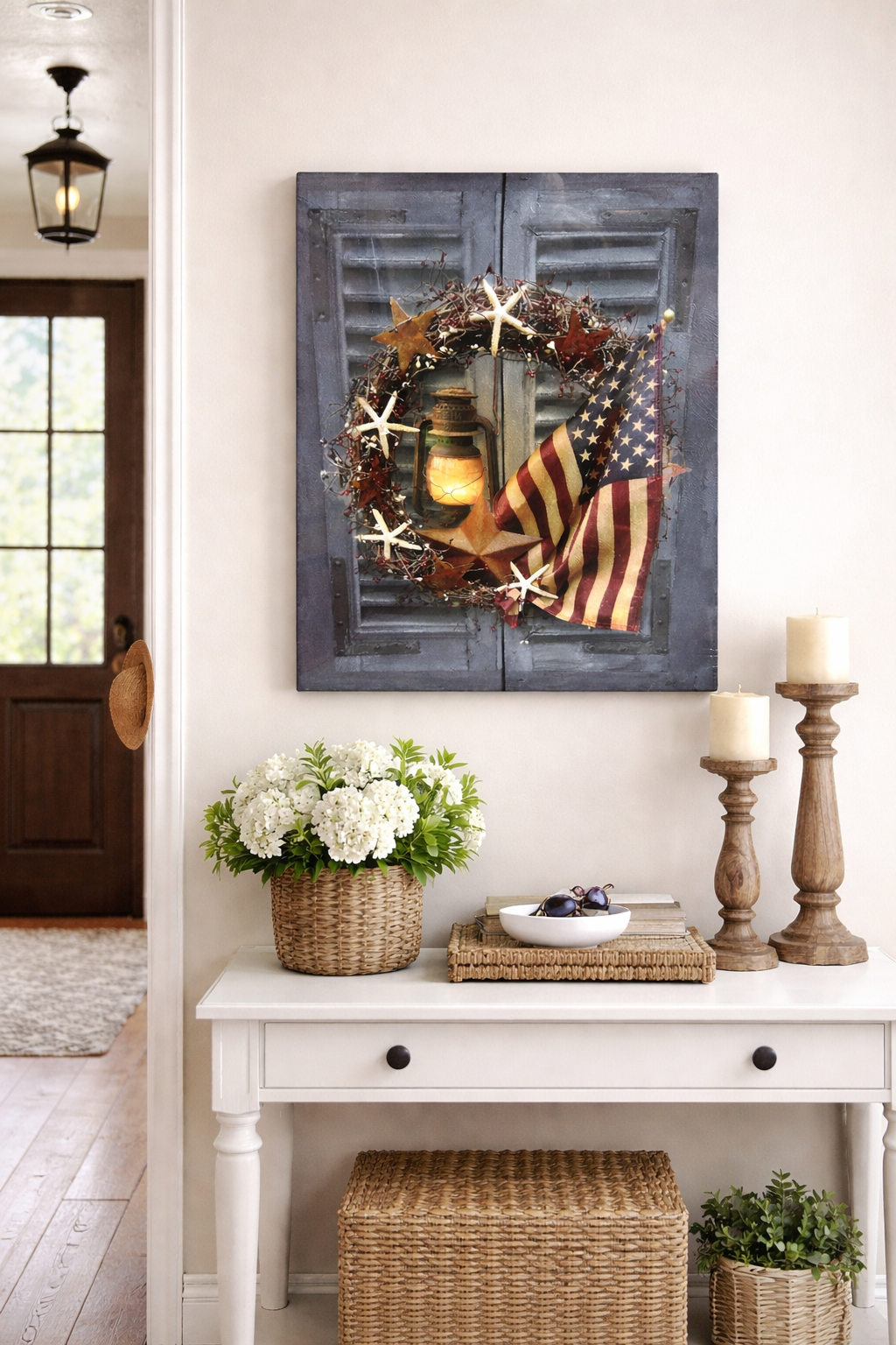 Americana LED Canvas Print
