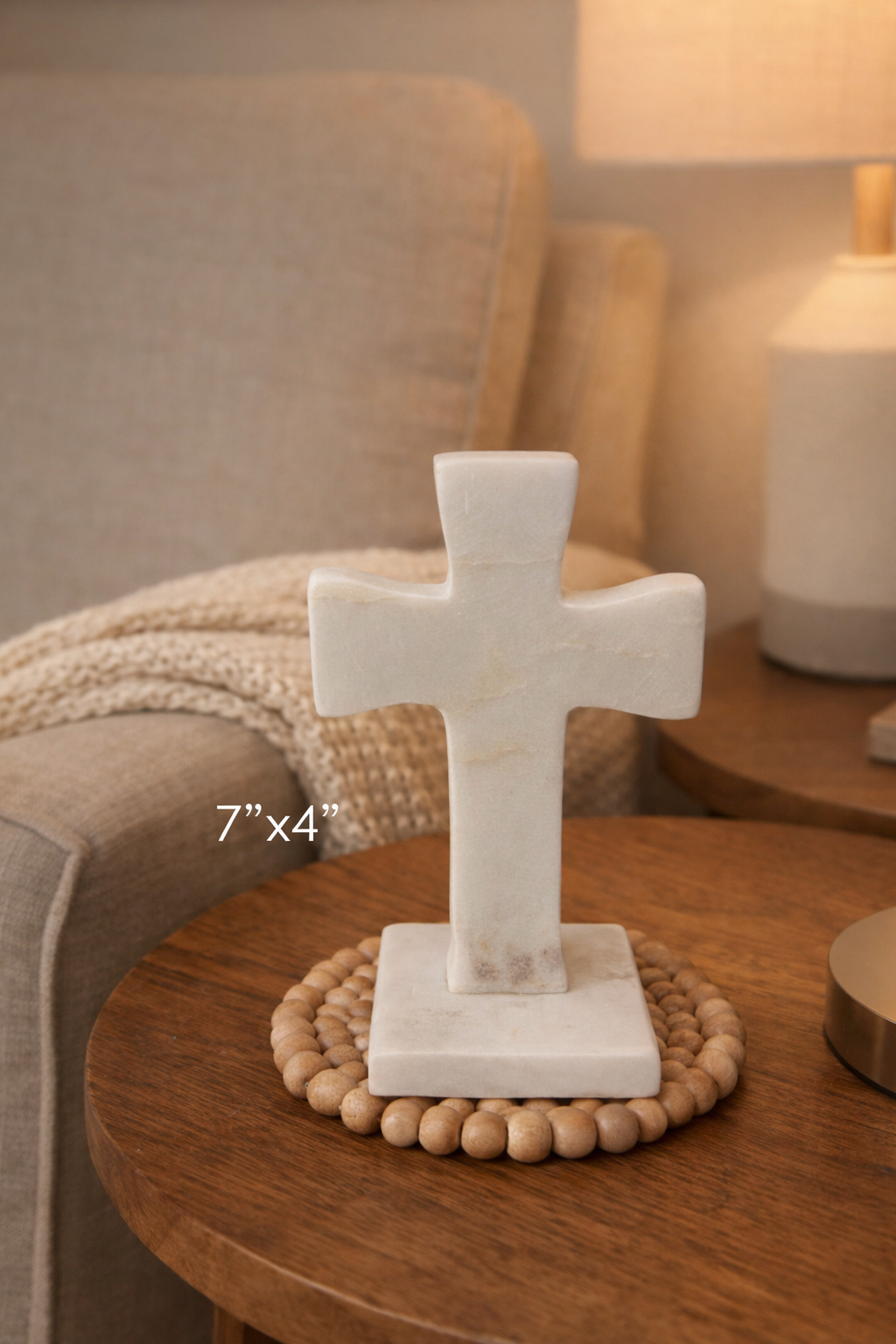 Marble Tabletop Cross