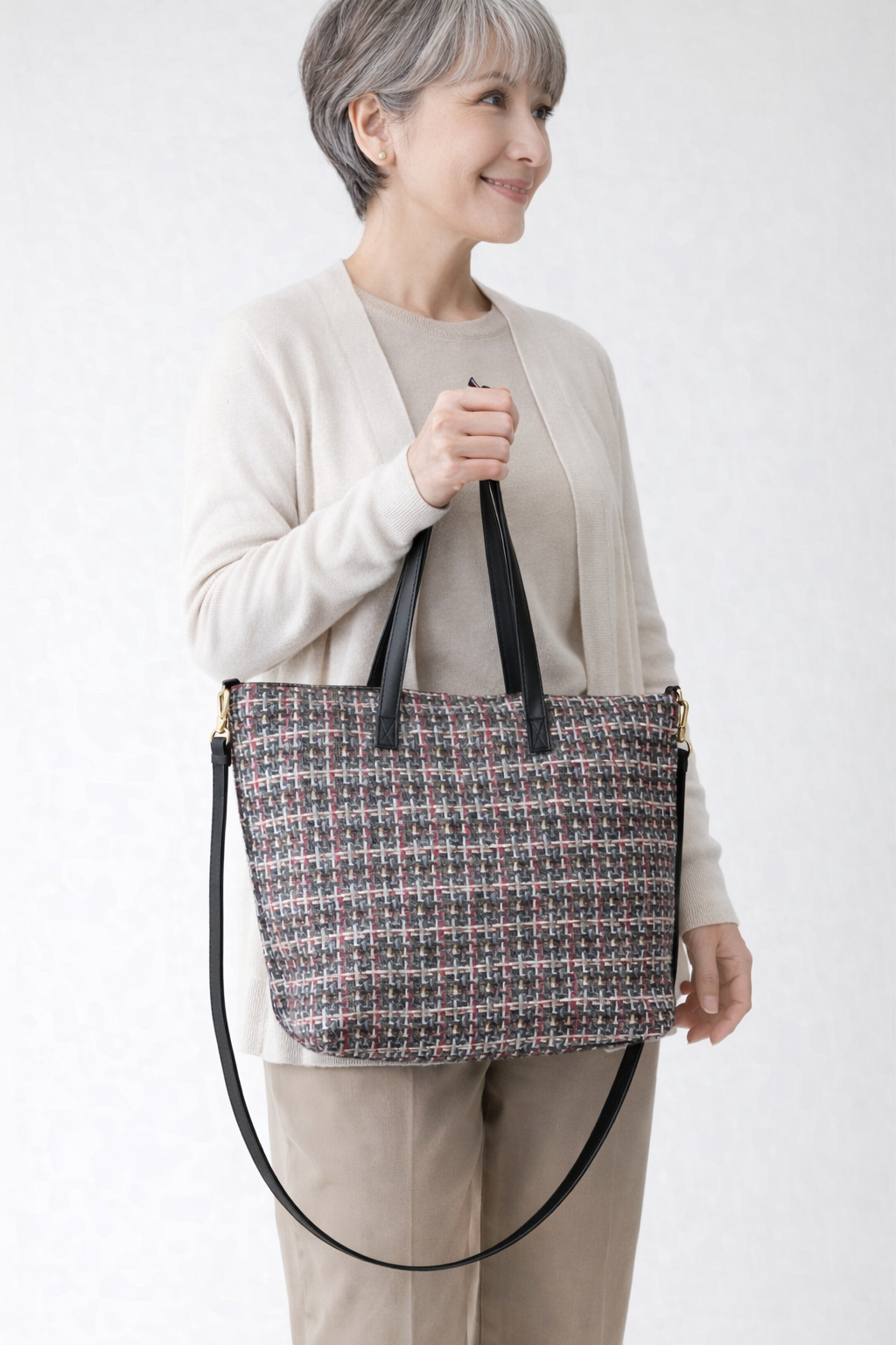 Show Some Sass Tote Bag-Gray