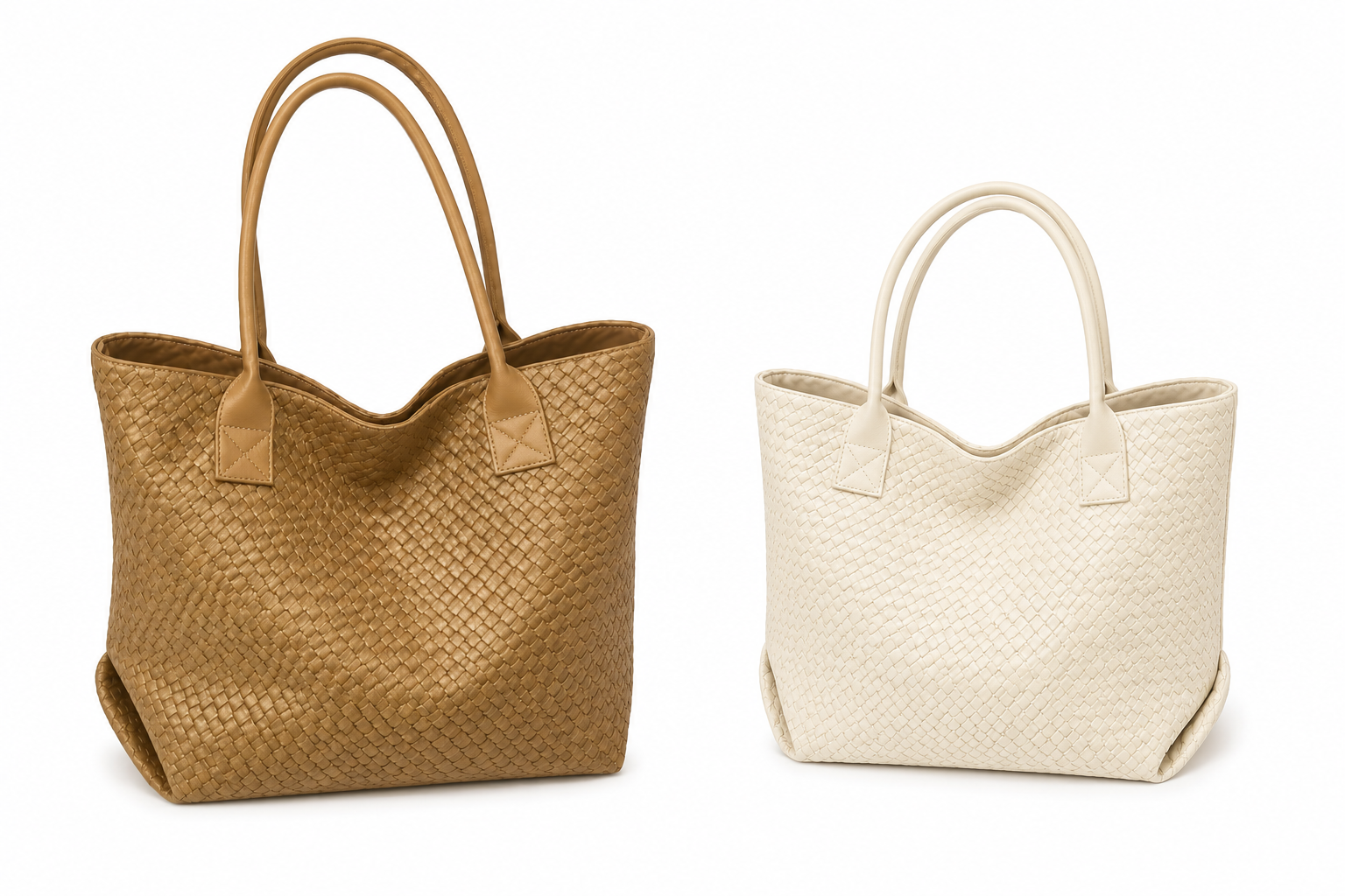 Woven Texture Hand Bag – Lightweight Shoulder Handbag, Spacious Everyday Purse -Multiple Color Choices