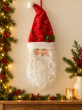 Merry & Bright Santa Wall Hanging
