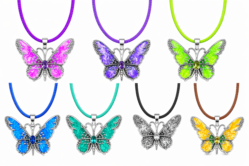 Butterfly Beauty Necklace-Multiple Colors