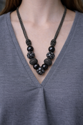Midnight Mirror Necklace