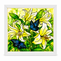 Illuminated LED Stained Glass Art Lamps-8"x 8" (USB Powered) -Multiple Style Options