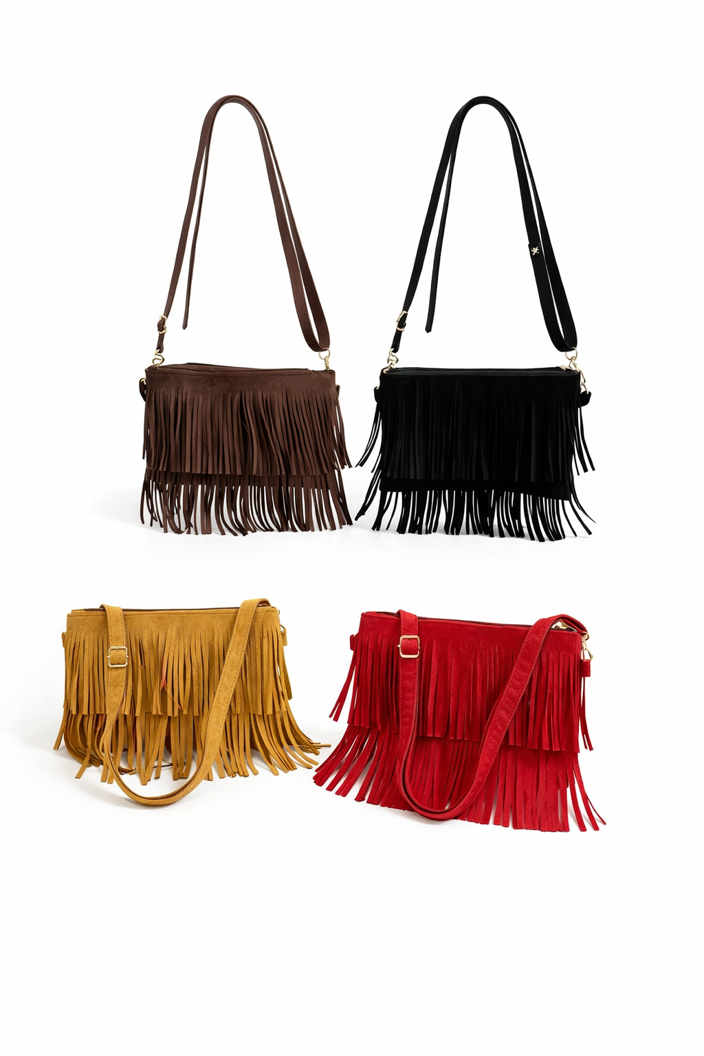 Sway Fringe Crossbody Collection-Multiple Color Options
