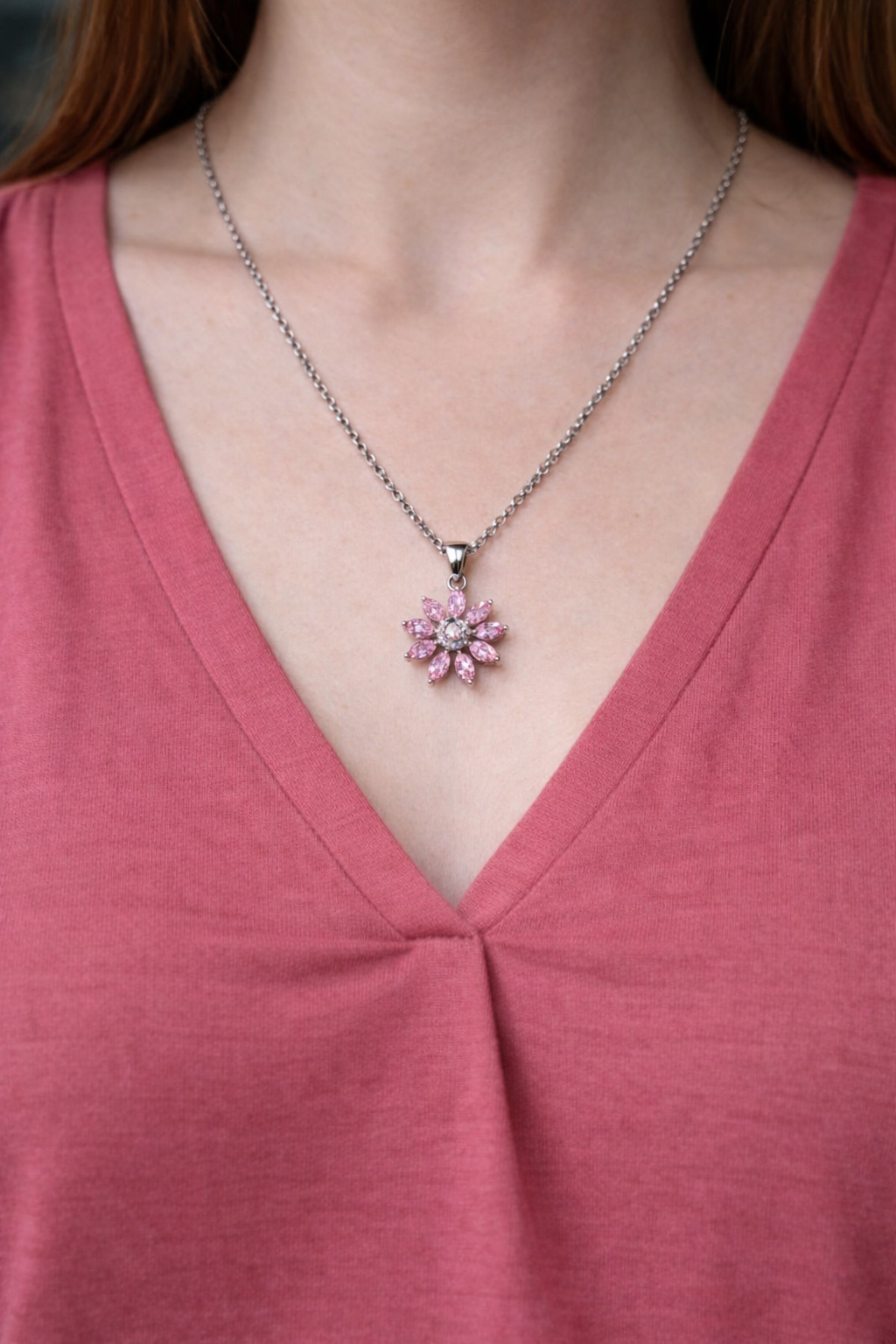 Blushing Bloom Necklace