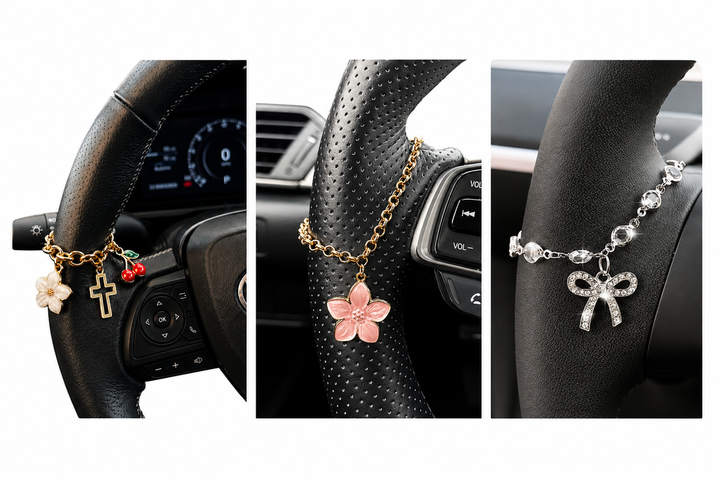 Steering Wheel Charm-Fun Car Accessory Collection