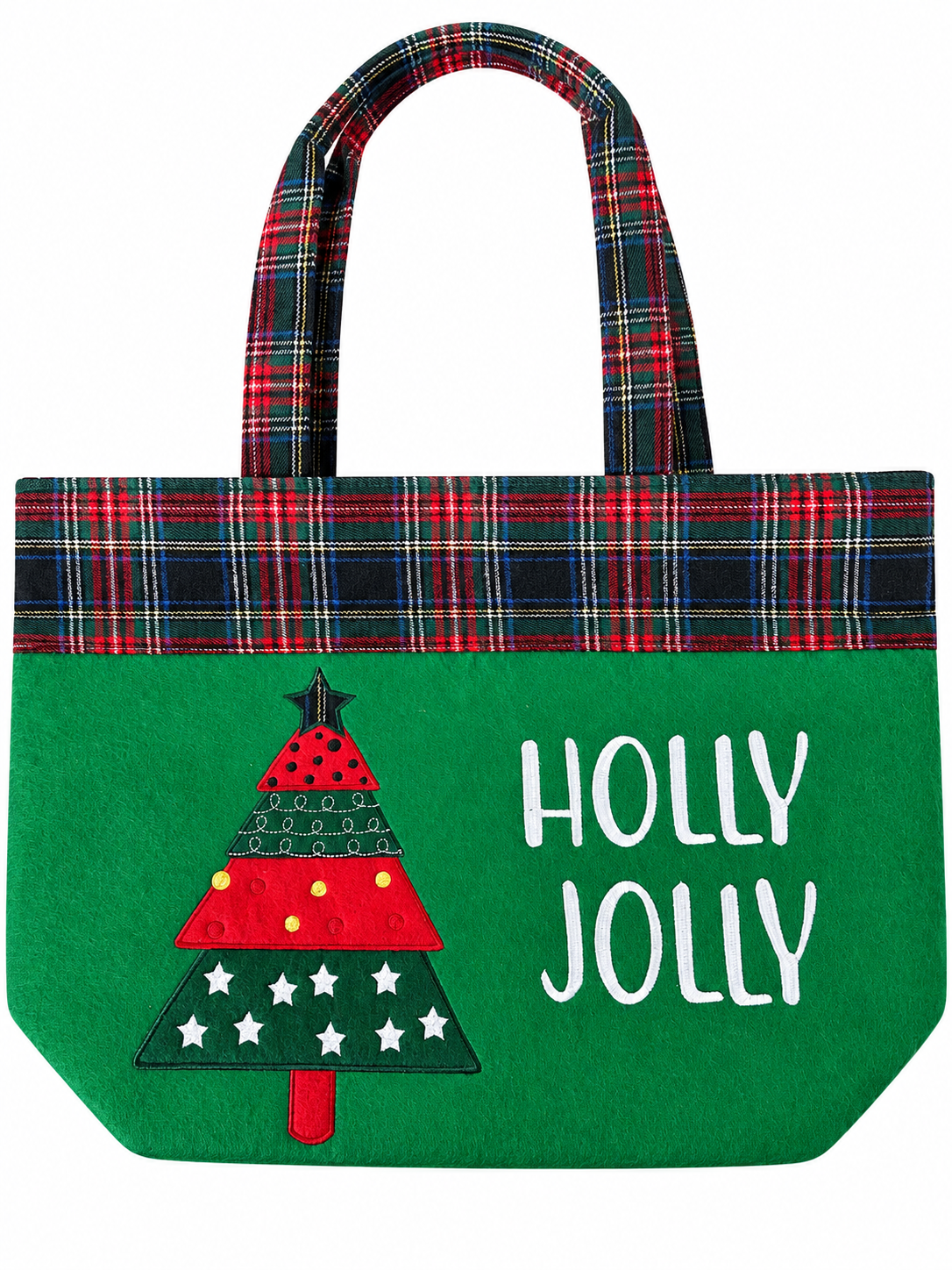 Merry & Plaid Holiday Totes