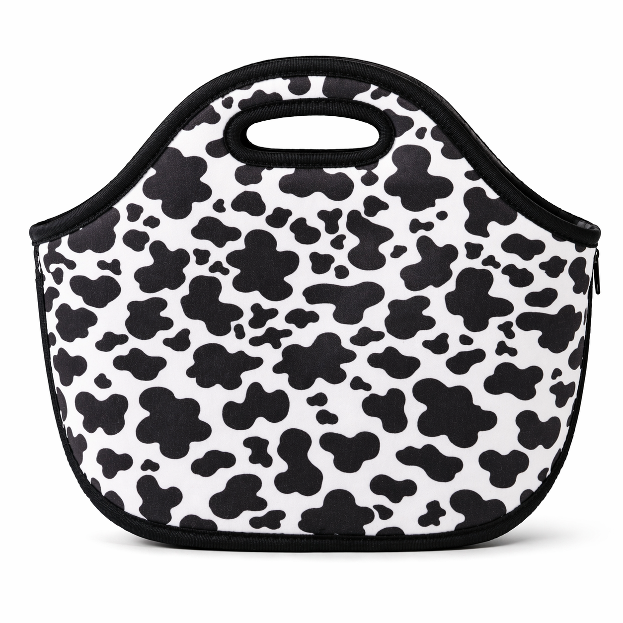 Animal Print Insulated Lunch Tote Bag with Zipper – Cute Everyday Carry Neoprene Grab & Go Bag-Multiple Print choices