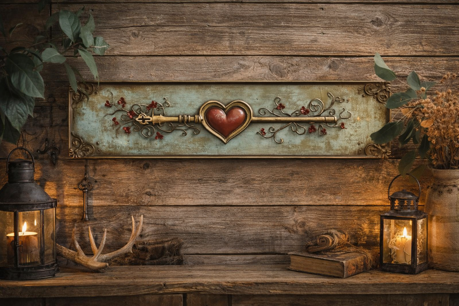 Key To My Heart Plaque