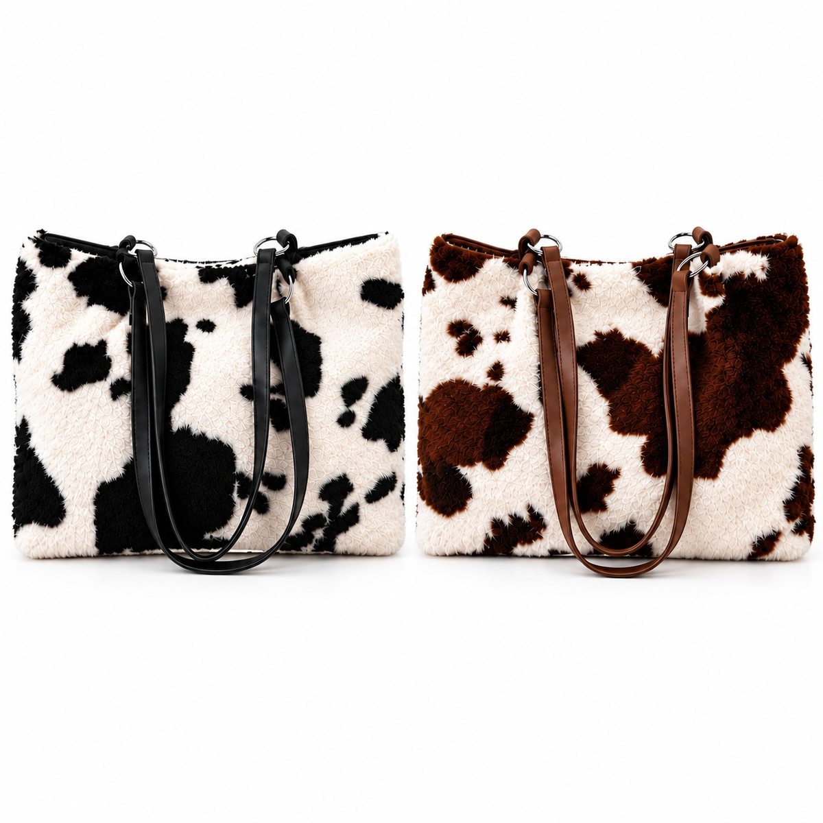 Country Chic Cow-Print Shoulder Bag-Multiple Color Options