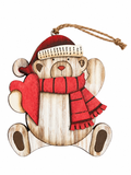 Beary Merry Christmas Ornaments-Multiple Style Options
