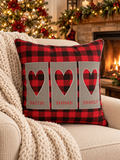 Faith, Home & Family Buffalo Plaid Pillow