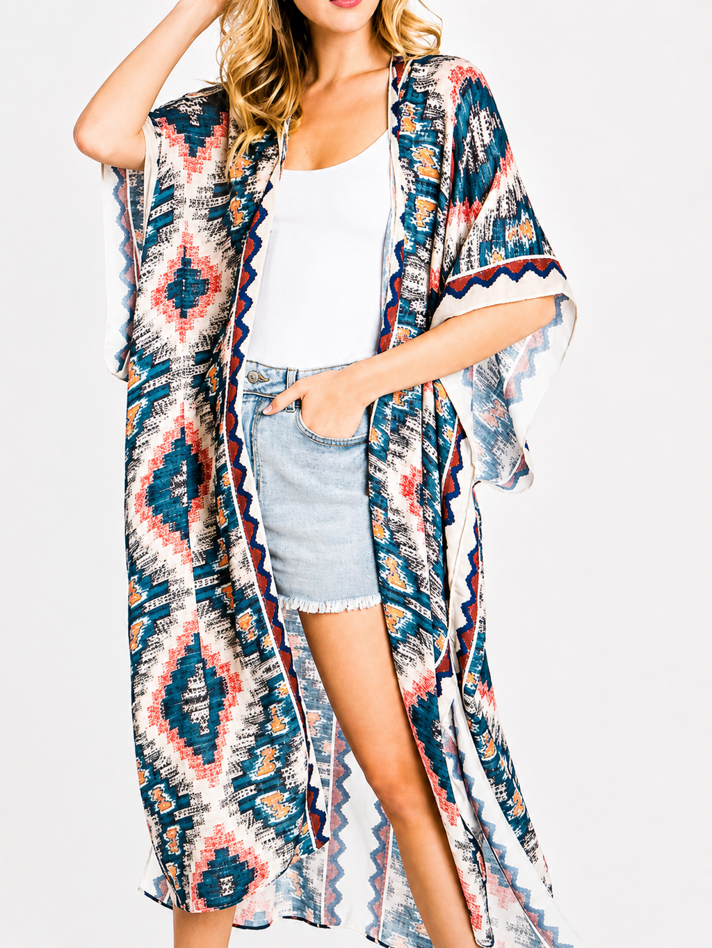 Desert Sands Long Kimono