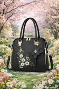 Midnight Floral Handbag