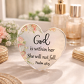God is Within Her Plaque