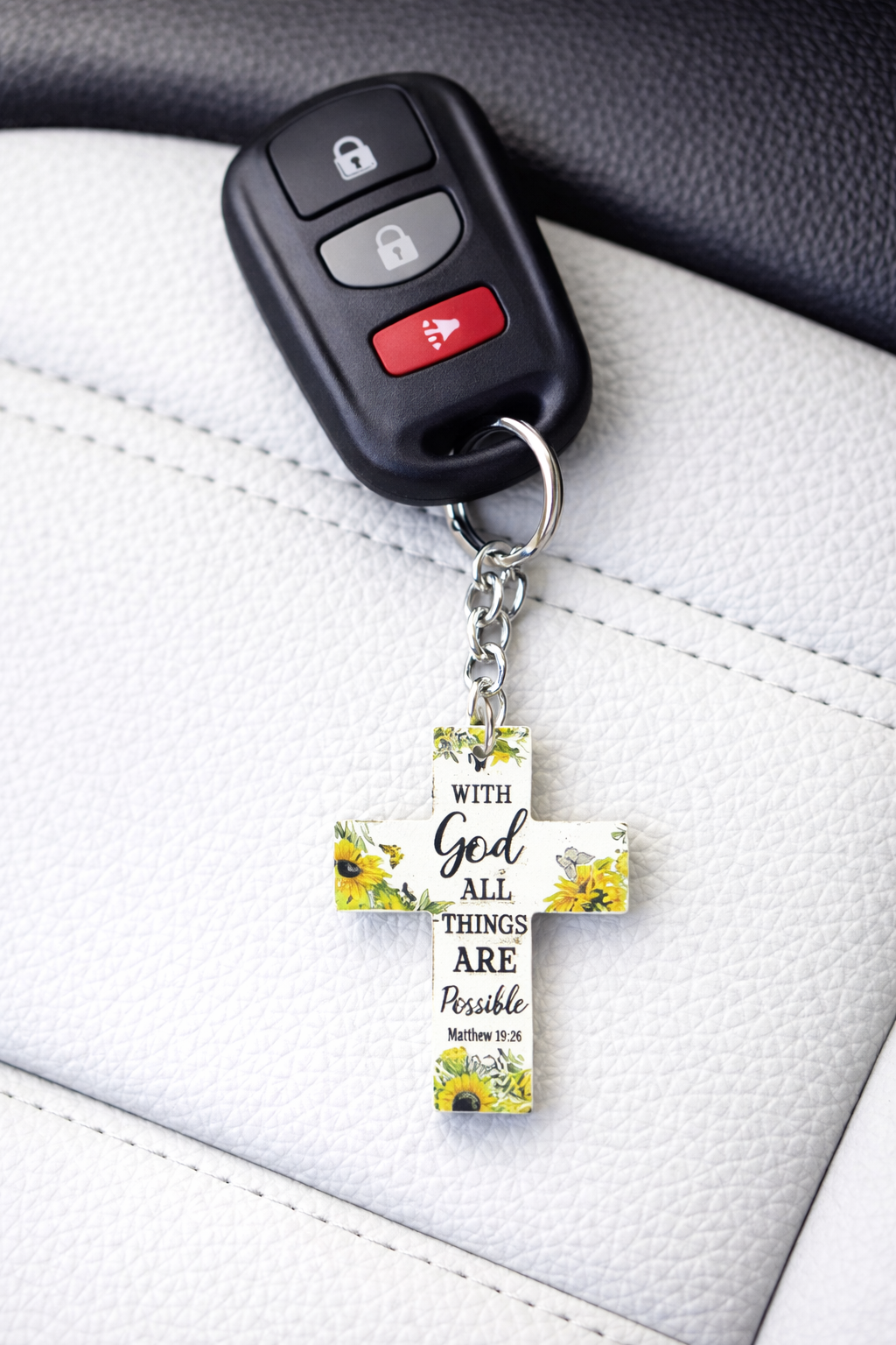 Faith Cross Keychains