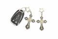 Bling Cross Keychain Collection-Multiple Color Choices
