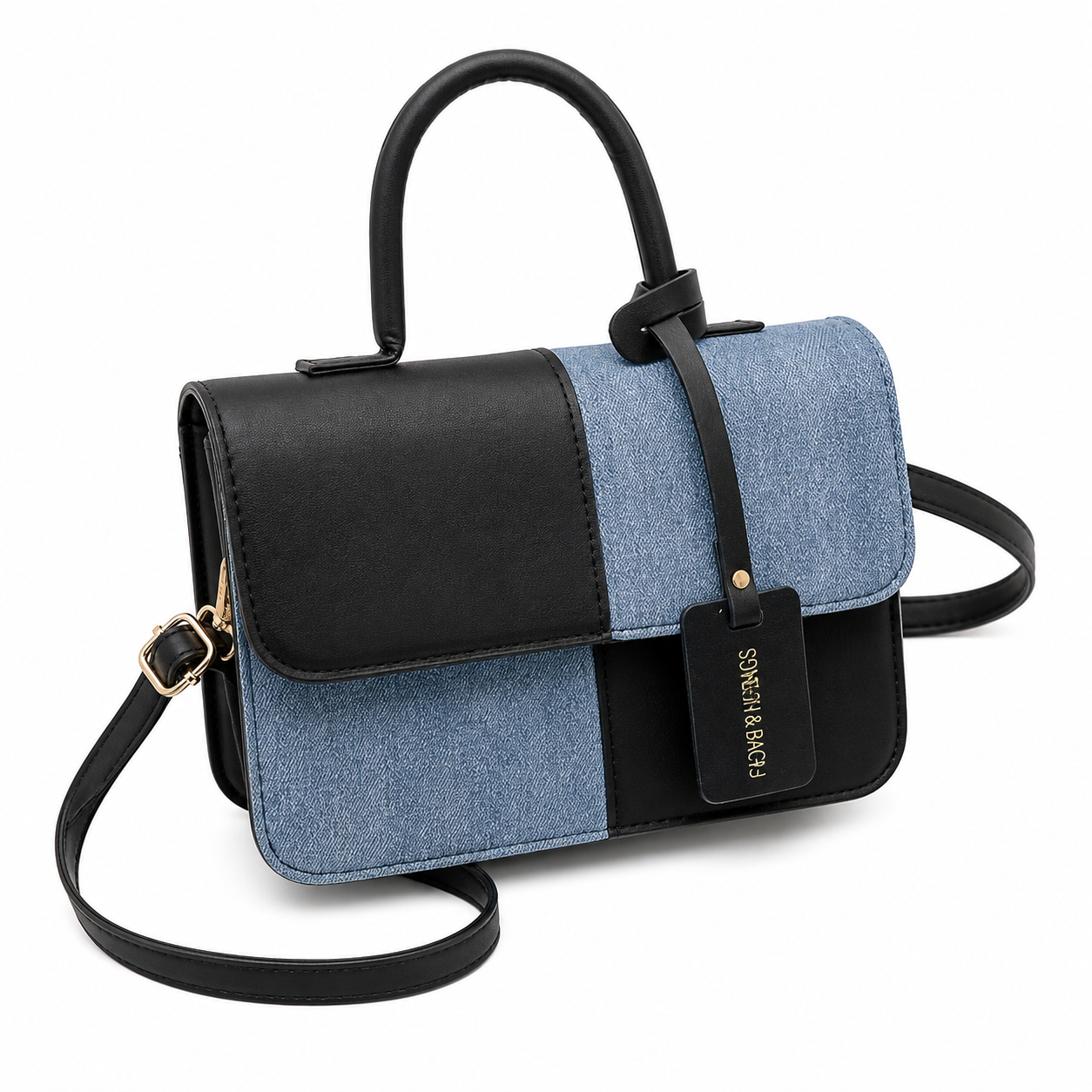 Denim Chic Crossbody Collection -Multiple Color Choices