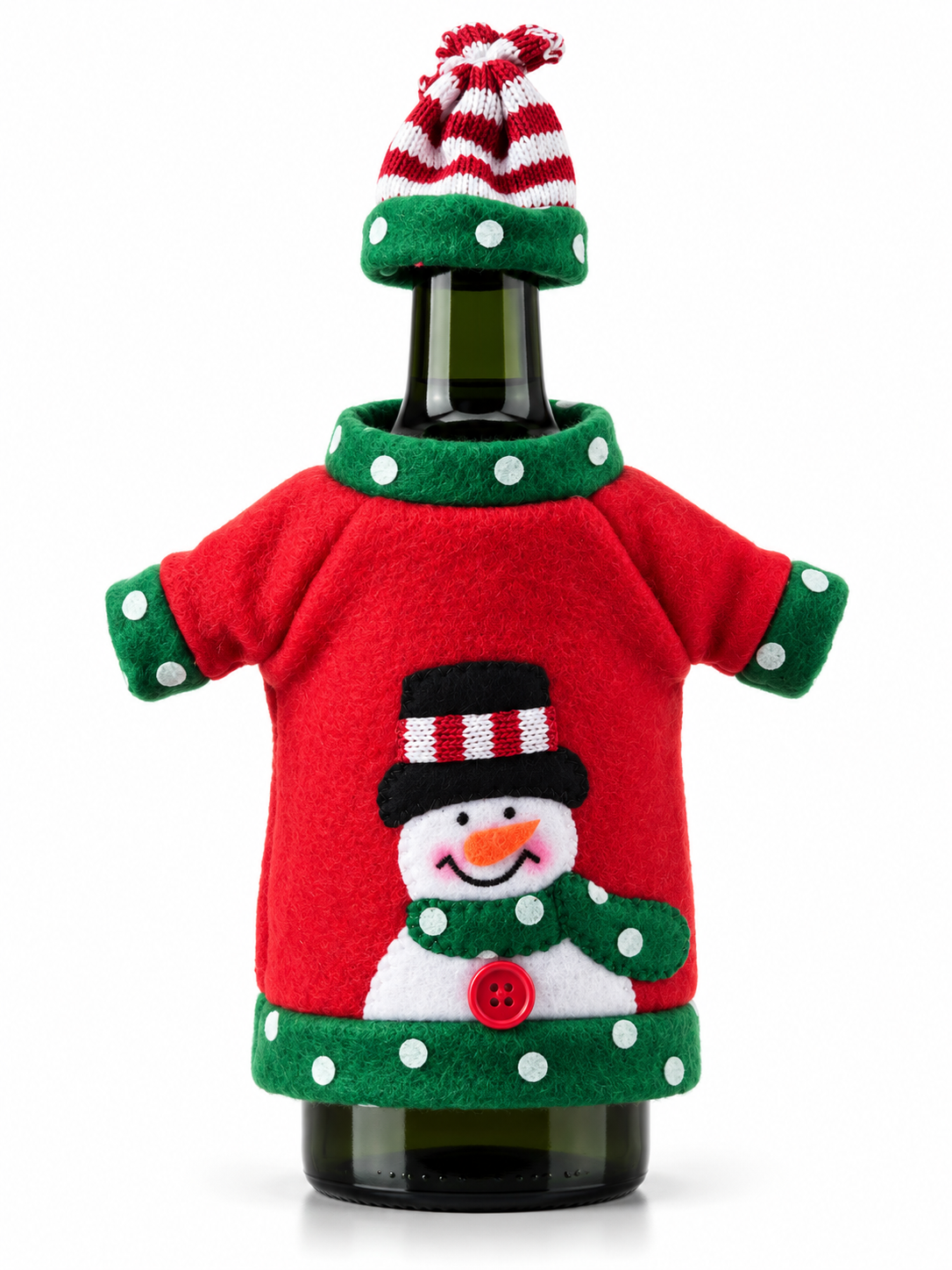 Holiday Cheers Wine Bottle Outfits-Multiple Style Options
