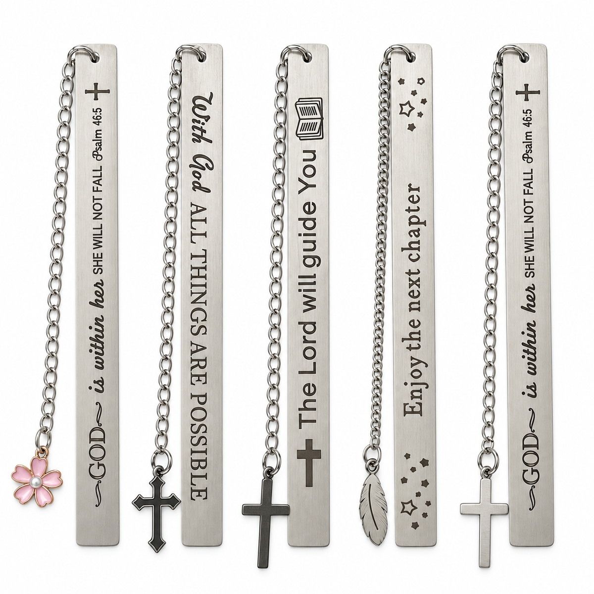 Faith & Inspiration Metal Bookmark Collection