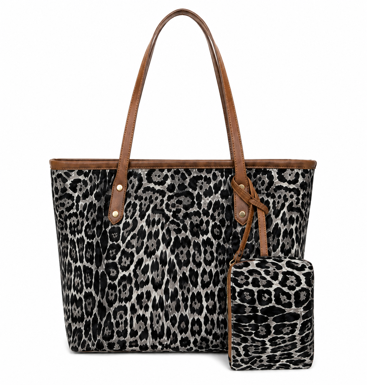 Leopard Luxe Handbag -Multiple Color Options