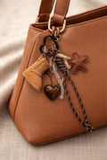Heart and Boot Bag Charm