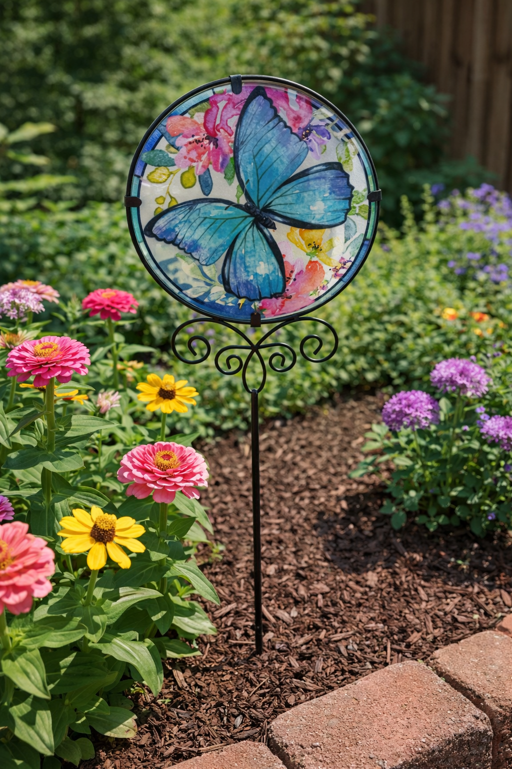 Bloom and Flutter Yard Stakes-Multiple styles