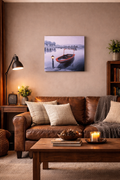 A Day On the Lake Led Canvas Print