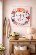 Grateful and Blessed Canvas Print